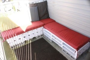 Outdoor Sofas from Wooden Pallets
