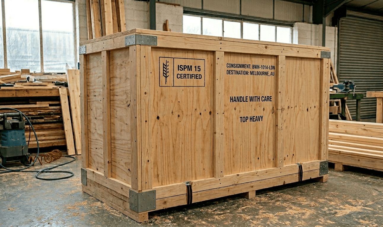Motorcycle Shipping Crate | Timber Packing Cases